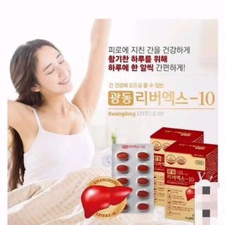 Viên uống thải độc gan X10 Hàn Quốc