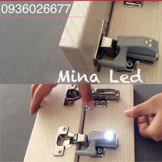 Đèn led gắn bản lề tủ Ngập tràn ánh sáng trong tủ không dùng điện