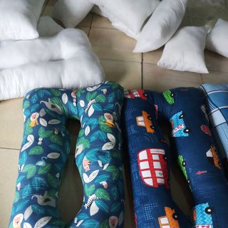 Gối ôm bà bầu vải cotton hàn quốc