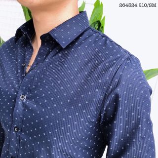 ÁO SƠ MI HỌA TIẾT CHẤM BI SM1010