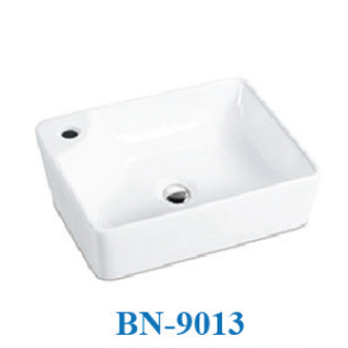 Chậu rửa mặt Lavabo men cao cấp vuông - BN-9013