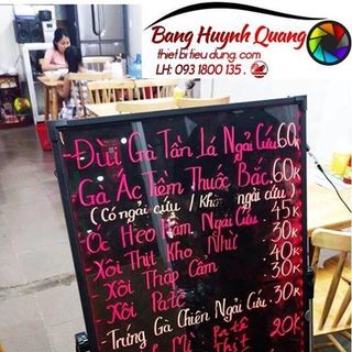Bảng led huỳnh quang 70x90cm