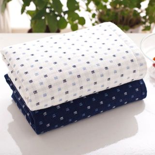 Khăn tắm trung siêu thắm nước bên longbên vải cotton 34x74cm 100g - 138