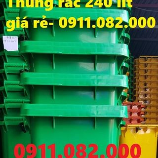 Chuyên bán thùng rác 240 lít thùng rác công cộng giá rẻ- thùng rác giá gốc giá sỉ