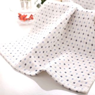 Khăn tắm trung siêu thắm nước bên longbên vải cotton 34x74cm 100g - 138