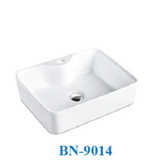 Chậu rửa mặt Lavabo men cao cấp chữ nhật - BN-9014