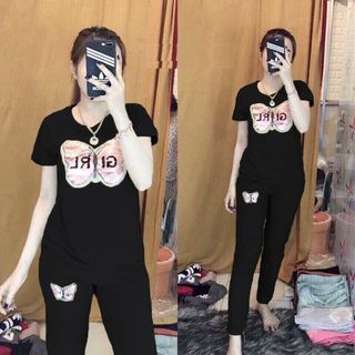 Đồ bộ cotton 4 chiều Girl bườm siêu hót