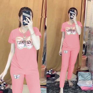Đồ bộ cotton 4 chiều Girl bườm siêu hót