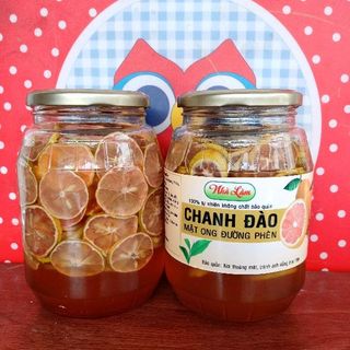 HŨ CHANH ĐÀO MẬT ONG ĐƯỜNG PHÈ 1000ml