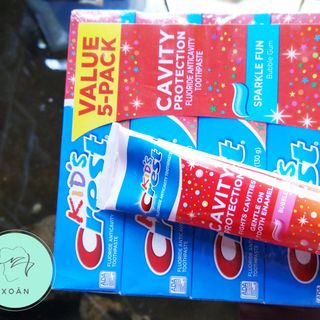 Kem đánh răng cho bé Kids Crest Cavity hàng Mỹ
