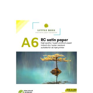 GIẤY IN ẢNH LTB-A6 RC SATIN TIÊU CHUẨN KODAK CAO CẤP CHỐNG NƯỚC