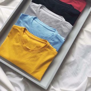 ÁO PHÔNG TRƠN VẢI 100 COTTON