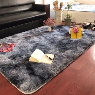 Thảm lông màu loang 16x2m