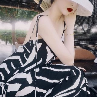 DẦM CỔ YẾM VẰN TRẮNG ĐEN