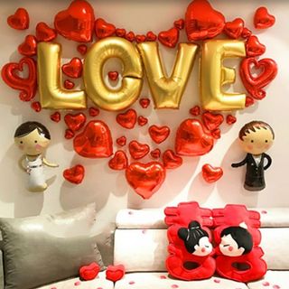Bộ Trang Trí Cô Dâu Chú Rể Chữ Love