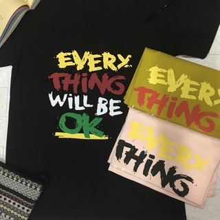 Áo thun thái chữ ok