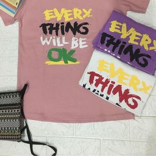 Áo thun thái chữ ok
