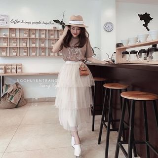 CHÂN VÁY VOAN TẦNG