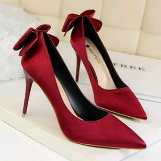 GIÀY CAO GÓT NỮ ĐÍNH NƠ GÓT 9p