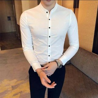 SƠ MI LỤA DÀY TRƠN CỔ TÀU GẤP HỘP SM1005