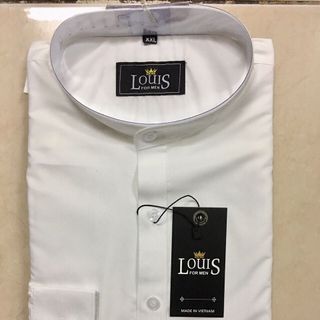 SƠ MI LỤA DÀY TRƠN CỔ TÀU GẤP HỘP SM1005