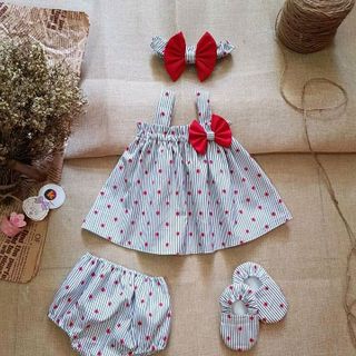 set bộ hoa bé gái