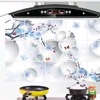 miếng dán nhà bếp chống dầu mỡKích thước 45cm x 75cm