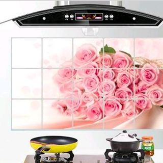miếng dán nhà bếp chống dầu mỡKích thước 45cm x 75cm