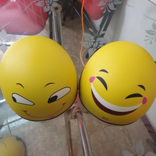 Nón Bảo Hiểm Xe Máy Hình Emoji Dễ Thương
