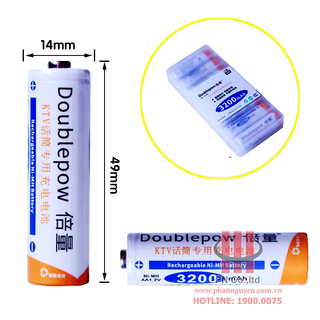Pin sạc dung lượng cao DoublePow DP-3200mAh