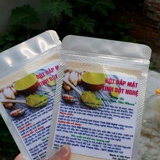 tinh bột nghệ đắp mặt
