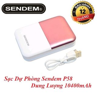 Sạc Dự Phòng Sendem P58 Dung Lượng 10400mAh