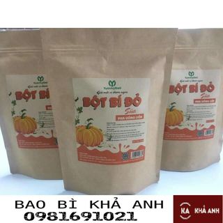 TÚI ZIP 2 MẶT GIẤY NÂU - ĐỰNG CÁC LOẠI HẠT KHÔ