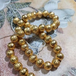 BI CHẠM TRÒN MẠ VÀNG 18K 8 MM giá sỉ