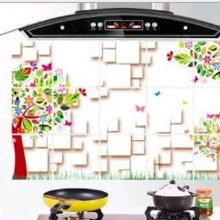 miếng dán nhà bếp chống dầu mỡ Kích thước 45cm x 75cm
