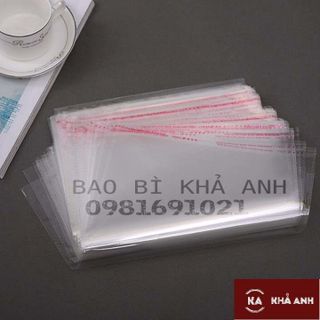 Bọc Kiếng Keo Đựng Quần Áo - TÚI NILON CÓ KEO DÁN - Size 28x38cm