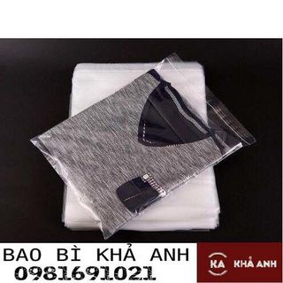 Bọc Kiếng Keo Đựng Quần Áo - TÚI NILON CÓ KEO DÁN - Size 28x38cm