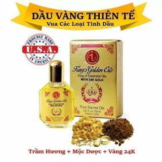 Dầu vàng thiên tế Kings Oil của Mỹ - vua các loại tinh dầu