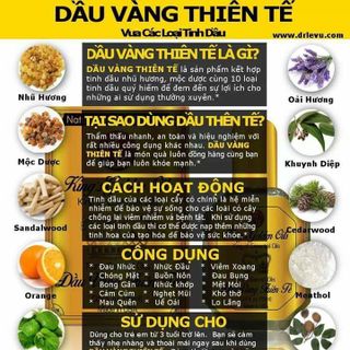 Dầu vàng thiên tế Kings Oil của Mỹ - vua các loại tinh dầu