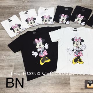 áo phông nữ đẹp hàn quốc rộng cá tính mùa hè mickey BN 64399 Kèm Ảnh Thật