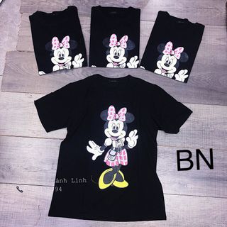 áo phông nữ đẹp hàn quốc rộng cá tính mùa hè mickey BN 64399 Kèm Ảnh Thật