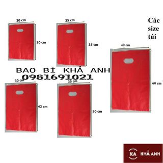 HCM 1kg TÚI Xốp Xoài Màu ĐỎ đóng đựng hàng size 30x42cm