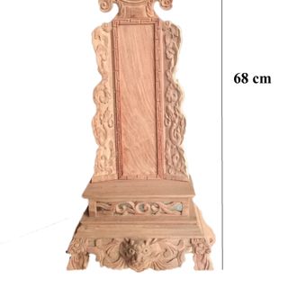 Bài vị thờ gỗ hương cao cấp kích thước cao 67 ngang 31 đã sơn PU