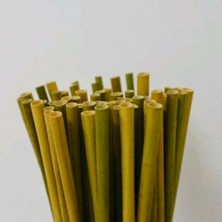Ống Hút Cỏ Bàng Khô - Grass Straw