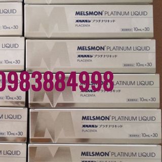 Nước uống nhau thai ngựa Melsmon Platinum Liquid Hộp 30 ống x 10ml