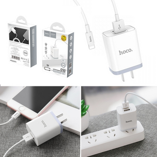 BỘ CỦ SẠC HOCO C50 LIGHTNING