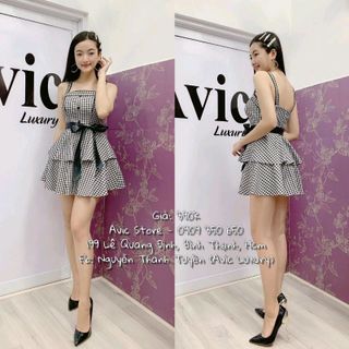 đầm thắt nơ ngang eo