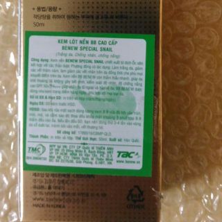 Kem nền BB benew ốc sên