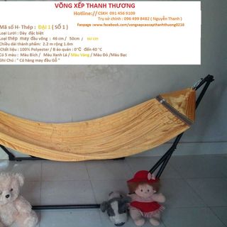 Võng Lưới Giáp Thép 2 Đầu