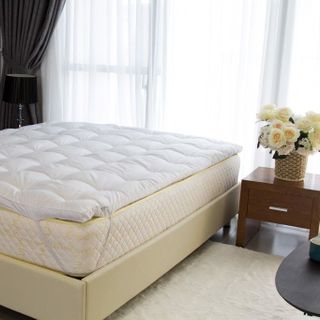 Trải Mặt Nệm Topper Edena DELUXE - TRẮNG
